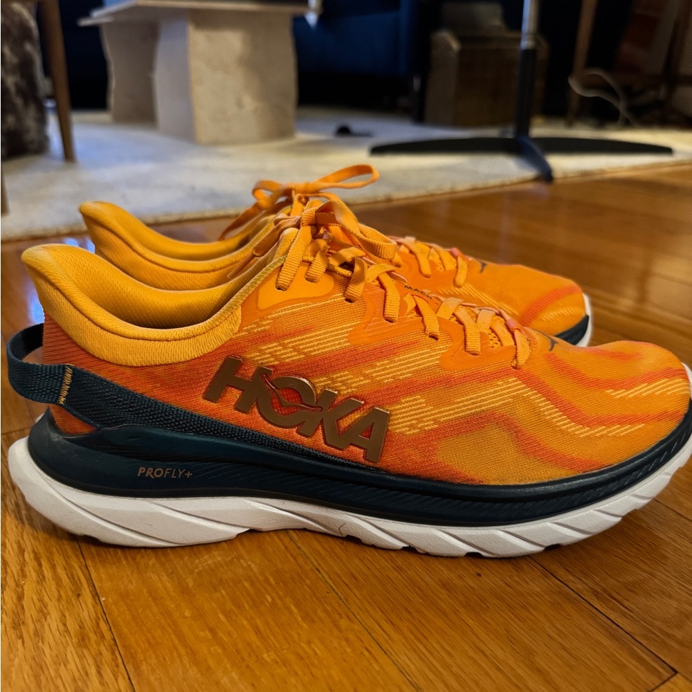 Hoka Men's Mach Supersonic Orange Running Shoes